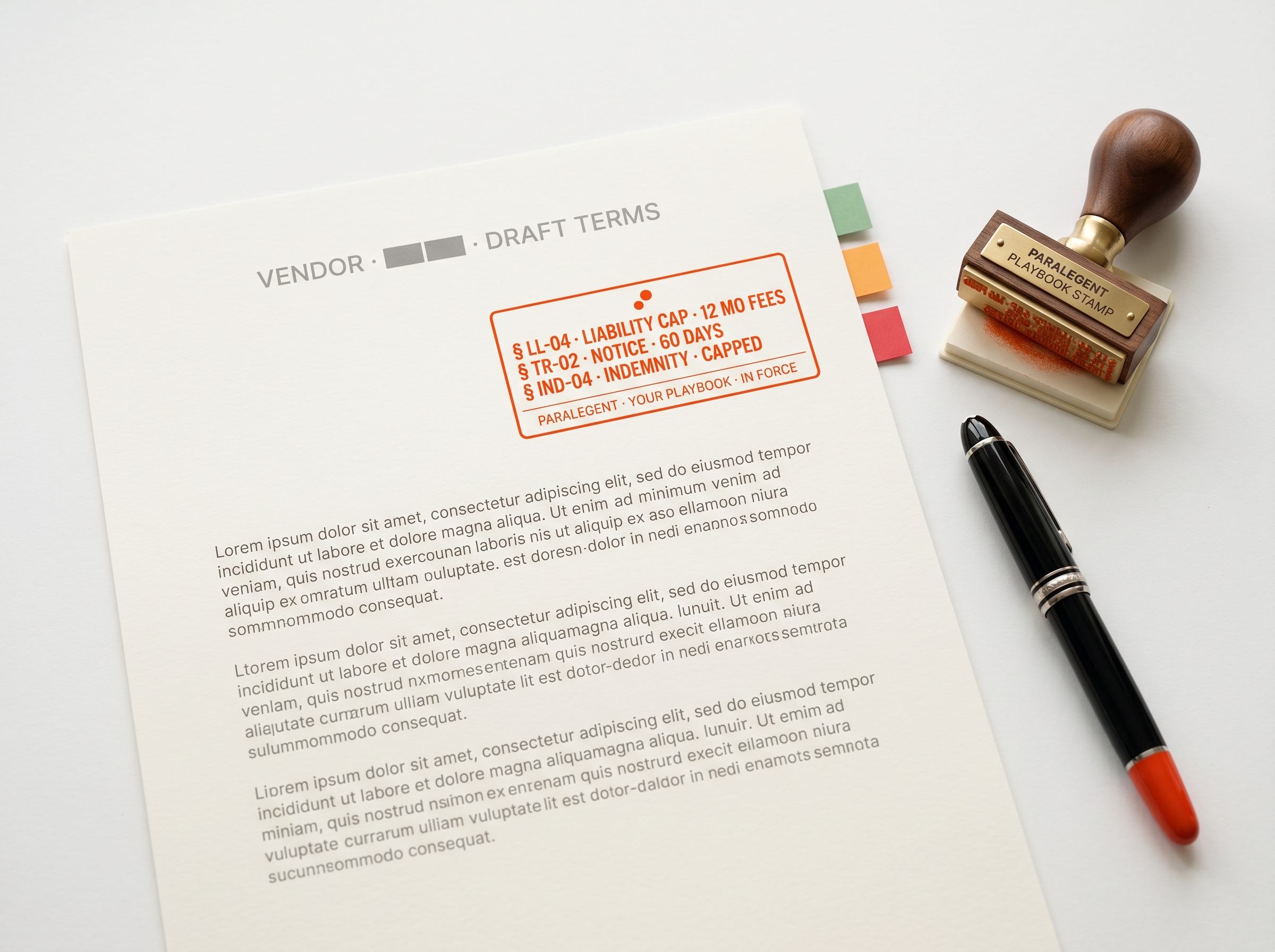 Paralegent AI for procurement — vendor contract review at scale